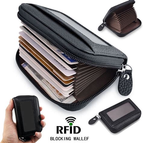 credit card holder rfid blocking zipper|rfid wallets for men.